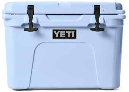 YETI Tundra 35 Cool Box, Insulated Hard Cooler, Big Sky Blue