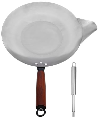 BAZEITFLOW Olla para Derretir Chocolate y Mantequilla de Hierro con Vertedor Utensilio de Calentamiento Portátil para Casa y Restaurante para y Postres