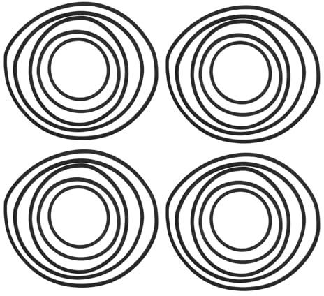 TOGEVAL Anillos Flotantes para Plantas de Acuario EVA Reutilizables 4 Juegos 5 Piezas por Bolsa Soporte para Lenteja de Agua Barrera Flotante para Alimentación de Peces Betta y Peces