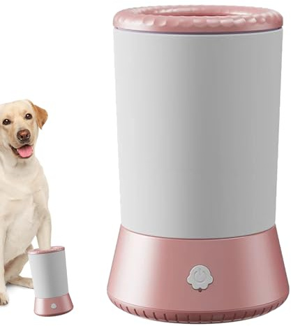 Rondella per zampe | Pulitore elettrico per piedi per animali domestici | automatica per rondelle per zampe di cane per cani e gatti | Strumento di toelettatura ricaricabile tramite USB per ani