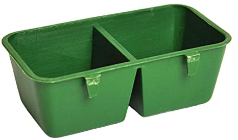 Comedero para pájaros para Jaula Colgante de, 2 Tazas Unidas, bandejas de alimentación para Alimentos y Agua para periquitos, alimentación de Aves de Corral, comedero para Palomas para Jaula