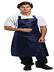Whites Bib Apron Polycotton Navy Blue