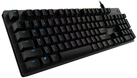 LOGITECH G512 CARBON LIGHTSYNC MEKANISKT RGB-SPELTANGENTBORD MED GX BROWN BRYTARE, SKANDINAVISK LAYOUT