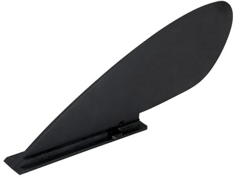 iBOARD 12.6 inch Center SUP Paddle Board Fins Foam Surfboard Accessories softboard Fin with Replacement,Easy to install without Tools and Screws