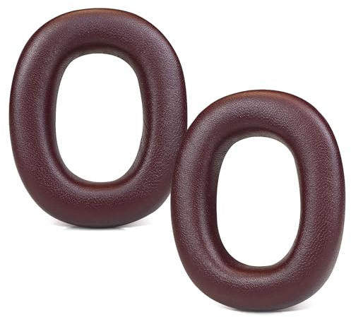SINOWO Replacement Earpads for Bowers & Wilkins PX8/PX7 S2 Wireless Noise-Cancelling Headphones(Do Not Fit PX7),Ear Pads Cushions with Noise Isolation Memory Foam,Sheepskin-Royal Burgundy