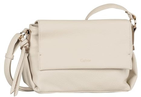 Gabor bags Felicia Damen Überschlagtasche Umhängetasche Klein Weiß