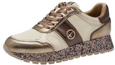 Tamaris Baskets 1-23727-42 Normale Taille : UE, Champagne Glam, 38 EU