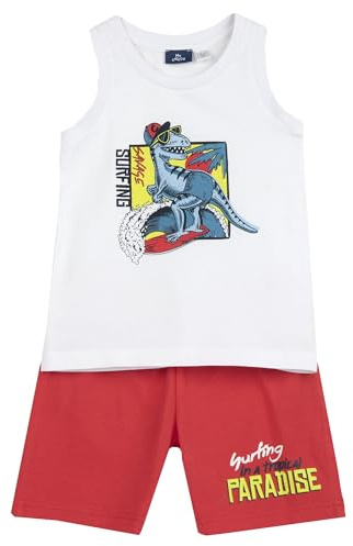 Chicco Completo con Canottiera e Pantaloncini Bambini e ragazzi con Stampa di Colorate Grafiche 261