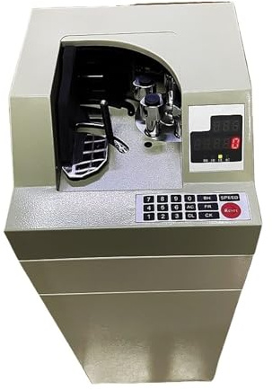 VXDEFP Cash Register Till, Foreign Currency Counter Multi-currency Vertical Vacuum Banknote Counter, Bank-specific Commercial Cash Register Counter