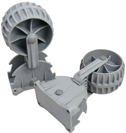 FJMQHU Inflatable Boat Wheels, Inflatable Boat Wheels, Heavy Duty Retractable Boat Wheels for Rubber Boats, Trailer Frame Wheel