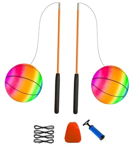 kesurpae Allenamento di Tennis con Palline rimbalzanti, Pratica per Adulti, Allenamento con Palline rimbalzanti, Fitness, Lancio di per Persone Mezza età e Anziani, Esercizi con da Fitness,