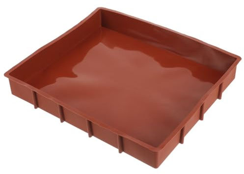 Garneck Teglia Rettangolare in Silicone per Forno 26x30x2,6 Cm, Stampo per Pane Tostato e Plumcake Domestico, Teglia da Forno per Torte e Dessert Riscaldamento Uniforme, Adatta a Cottura