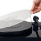 Alfombrilla acrílica para Tocadiscos, Disco acrílico Transparente de 29,8 cm, mecanizado con precisión, con rebaje para la Etiqueta del Vinilo, Ideal para Platos de 30 cm y una reproducción óptima. ​