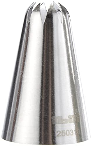 IBILI Étoile fermée BOQUILLA Estrella CERRADA 10 MM, Acciaio Inossidabile, Argento