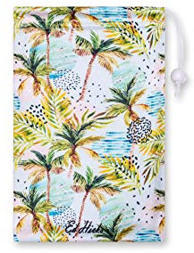 Ed Hicks Soft Glasses Case | Sunglasses Pouch for Women | Multi-use Storage Bag - Face Cover Holder, Phone, Travel pouch for Jewellery, Make up, Coins, Cables etc etc | 1 Bag in Palm Print