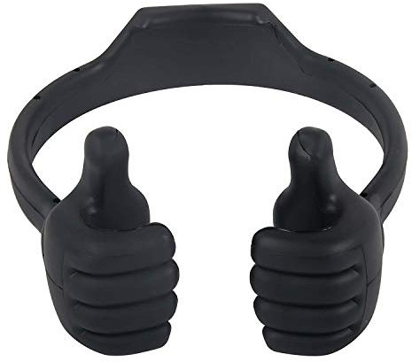Audinpu Thumbs Up Mobile Phone Stand, Universal Adjustable Phone Holder Cell Phone and Tablet Bed Desk Movie Watching Cradle Bracket
