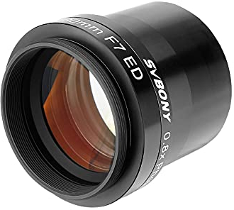 Svbony SV193 Fokusreduzierer, 2 Zoll 0.8X Feldglätter, FMC Optik für SV503 Refraktor Teleskope Astrofotografie