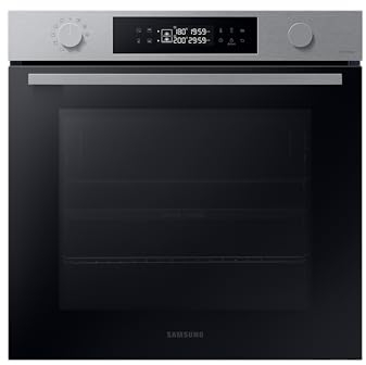 Samsung Series 4 Dual Cook Smart Oven with Pyrolytic Cleaning, Colour: Stainless Steel, NV7B4430ZAS