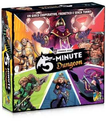 5-Minute Dungeon Gioco Cooperativo per Adulti e Bambini dagli 8 Anni - 2-5 Giocatori - Durata 5min - Edizione Italiana