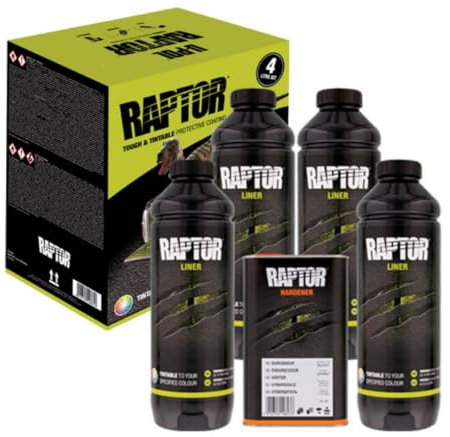 Kit de revêtement pour pick-up U-POL Raptor, peinture à teinter, 4 L