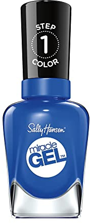 Sally Hansen Miracle Gel, Tidal Wave, Gel-Like Nail Polish, NO UV Light Required, Chip-Resistant, Long Lasting - Up to 8 days, Easy to Use, Salon Quality Results, Vegan Formula, 14.7ml