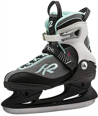K2 Damen Eishockeyschuh-Complete Alexis Speed Ice 10, 5 Schlittschuhe, schwarz/Weiß/Mint, 10.5