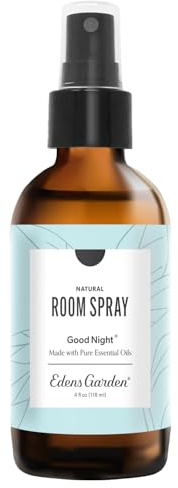 Edens Garden Good Night Natural Room & Linen Sleep Spray – 100% Pure Essential Oil Aromatherapy Mist for Sleeping & Relaxation – Non-Toxic, Long-Lasting Freshener for Bedding & Home, 4 fl oz (118 ml)