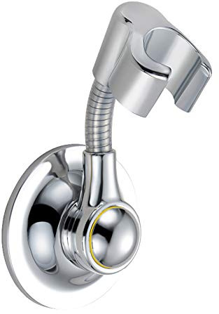 Bafeel Shower Head Holder Suction Cup Handheld Bracket Adjustable Height Shower Holder, Multi-Directional Removable Wall Mounted Suction Bracket