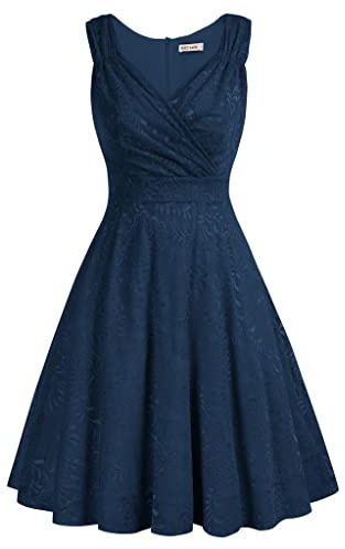 GRACE KARIN Elegant A-line Lace Dresses for Women UK Wedding Guest Cocktail