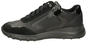 Geox Scarpe da Ginnastica da Donna D ALLENIEE B, Nere, 37 EU