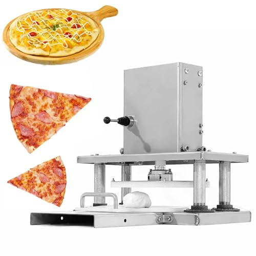 Machine de presse à pâte à pizza électrique, laminoir à pâte électrique commercial de 8,6 , presse à pâtisserie pour pâte à pizza faisant la machine pour les tortillas à tarte à pizza commerciales