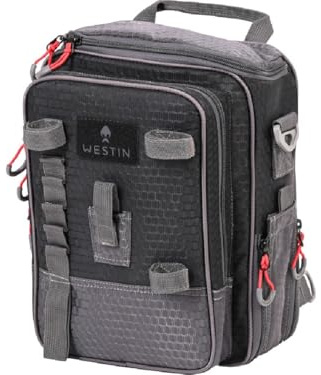 Westin W4 Street Bag Pro 3 Boxes Medium Titanium Black - Borsa da pesca