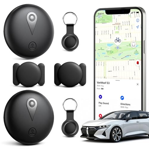 2 mini localizzatori GPS magnetici, localizzazione del veicolo senza costi mensili, localizzatore GPS in tempo reale con app per smartphone per Android e iOS, localizzatore GPS per auto, biciclette