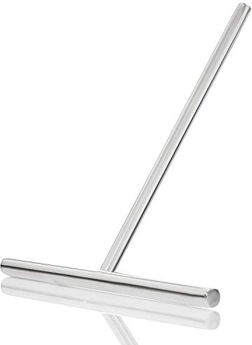 Kerafactum® Esparcidor de Crepes Esparcidor de Crepes con Mango Largo de 20 cm de Alto Brillo para Crepes Pancakes Pfannkuchen Palatschinken Teig Verteiler