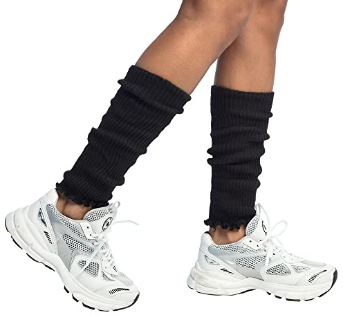 Boland - Jambières pour adultes, couleur unie, taille unique, gants, chaussettes, genoux, années 80, costume, carnaval, soirée déguisée