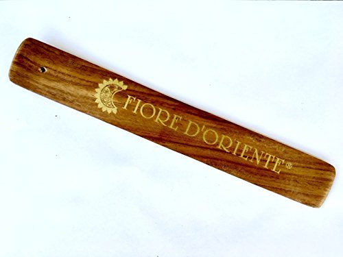 FIORE D'ORIENTE Porta INCENSO in Legno Classico Forma A Gondola