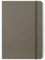 Silvine A5 Executive Hardback Notebook / Journal Grey. 160 Lined Pages of 90gsm Premium Ivory Paper