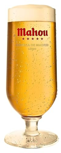 Mahou - Vaso de pinta oficial | Pintas en casa | Ideal para vertidos perfectos |