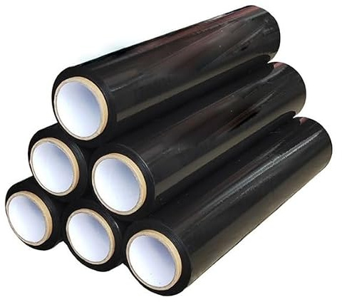 Film extensible para embalar, 200m (Negro)