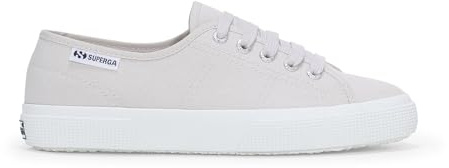 Superga Unisex-vuxen 3750 Leggera Sneaker, gråsilver, 6.5 Women/5 Men