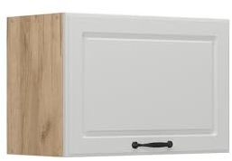 Vicco Hängeschrank R-Line, hängender Küchenschrank, Weiß Landhaus, 60 cm Flach