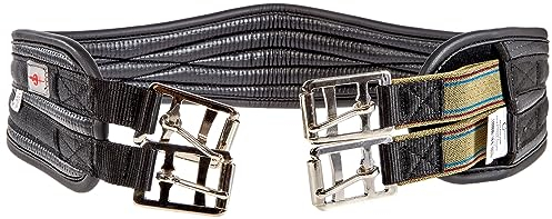 Covalliero Sattelgurt, PU, geschweift 120cm