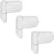 UPVC Door Flag Hinge Avocet MT3D Mini Triad Adjustable For Double Glazing Doors (White pack of 3)