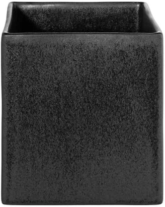 cubremaceta, negro iron