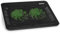 Duronic Laptop Cooling Pad LC2, Ergonomic Cooler Stand for 11-17 Laptops with Dual 1200 RPM Fans, Adjustable Height, LED Lights, Lightweight, Perfect for Work, Study, and Gaming