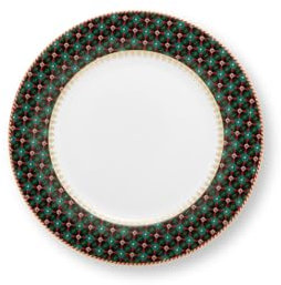 Pip Studio Berry Blues Speiseteller Clover Green 23cm