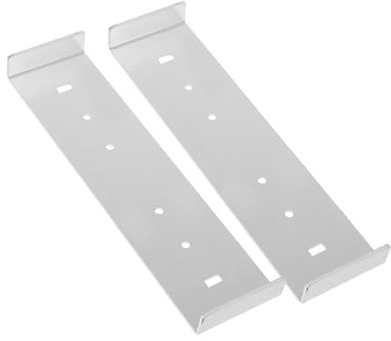 TOBBOMEY Soportes de Montaje para Buzones Accesorio de Cerradura de Puerta Doble Soporte de Metal Resistente para Una Colocación Segura del Buzón