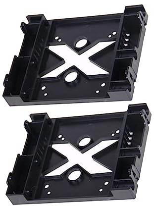 Tofficu 2 pezzi Supporto per Hard Disk SSD Kit Montaggio Stabile e Facile Installare Compatibile con Cavi Flat e Alimentazione