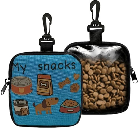 Borsa per Snack per Cani per Addestramento - Borsa leggera portatutto animali | per Premi per Cani per Addestramento | per Vacanza, Escursioni, Avventura, Ricompensa, Passeggiate, Ricompensa, Passeggi