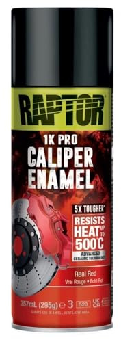 Charging Racer U-POL RAPTOR Caliper Enamel - Vernice per pinze freno ROSSA lucida bomboletta 375ml
